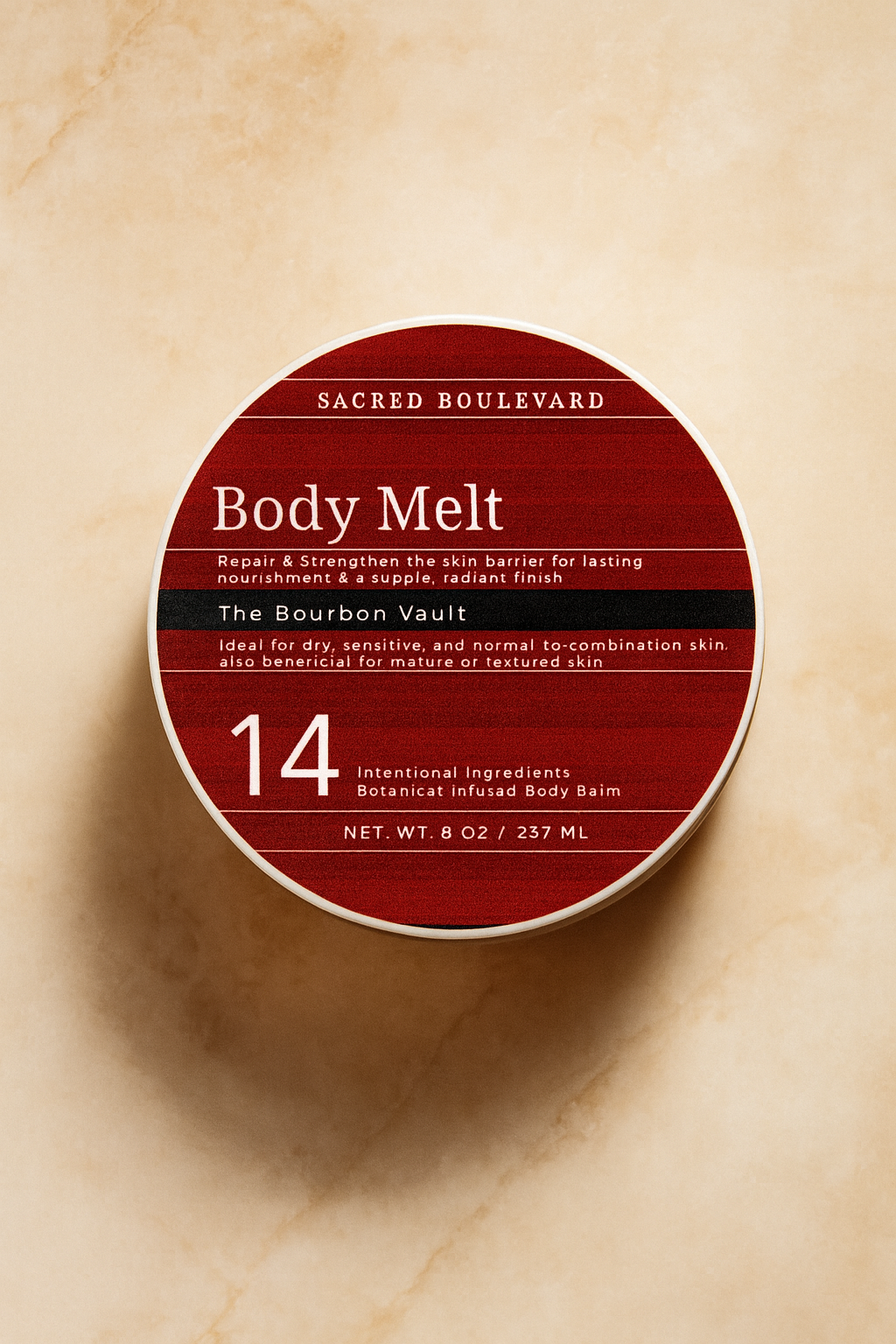 16 oz Inspired By Fragrances Body Melt | Rich Smooth Long Lasting Nourishment With An Indulgent Aroma, All Skin Types, Dry Skin, Tighten, Glossy Skin, Body Balm, Body Salve