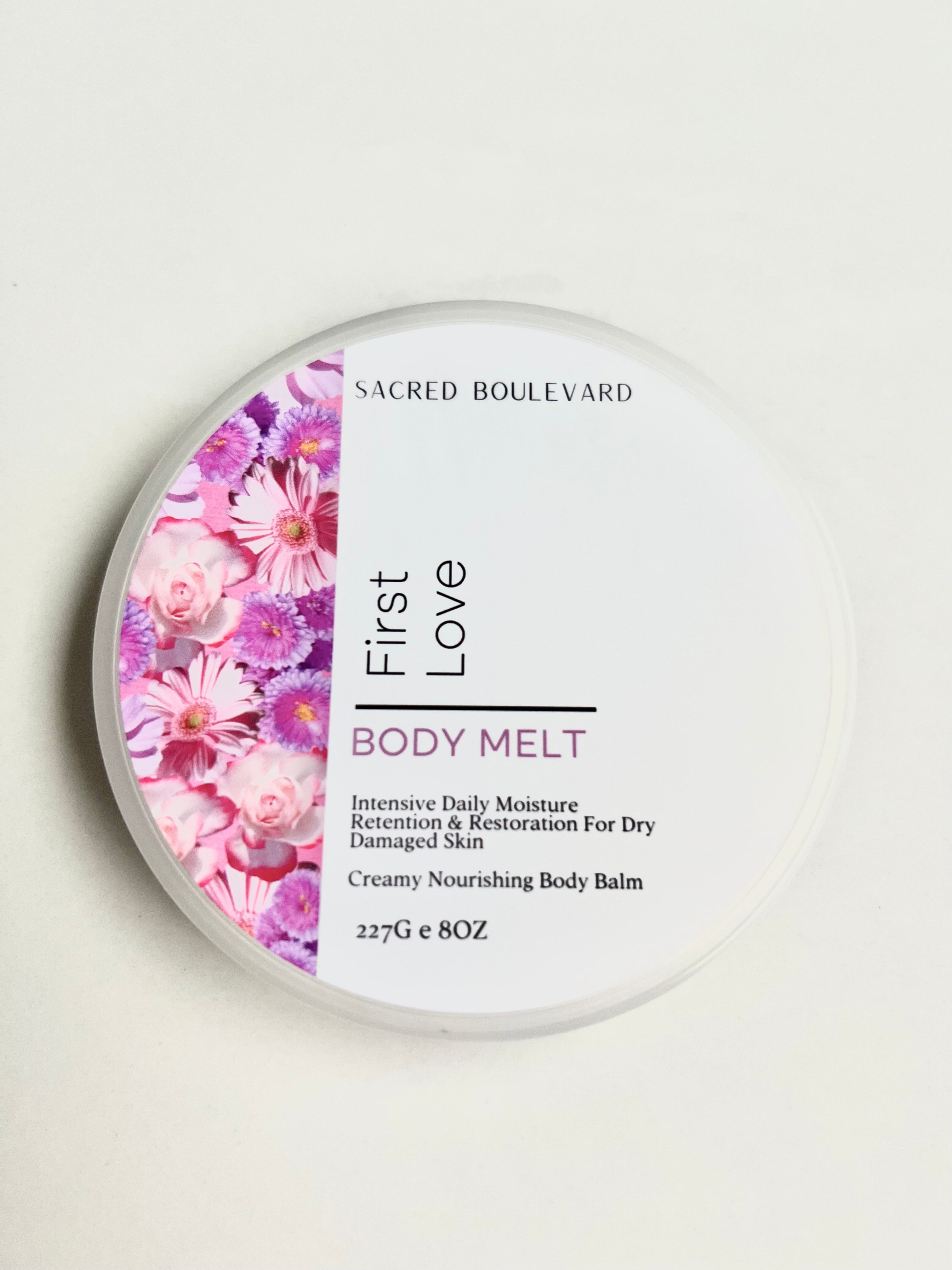 First Love Body Melt | Rich Smooth Long Lasting Nourishment With An Indulgent Aroma, All Skin Types, Dry Skin, Tighten, Glossy Skin, Body Balm, Body Salve