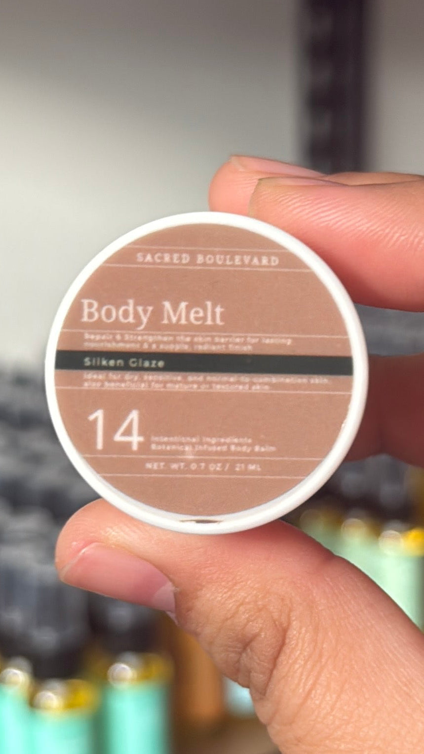 Mini Sample 0.7 oz Inspired By Fragrances Body Melt | Rich Smooth Long Lasting Nourishment With An Indulgent Aroma, All Skin Types, Dry Skin, Tighten, Glossy Skin, Body Balm, Body Salve
