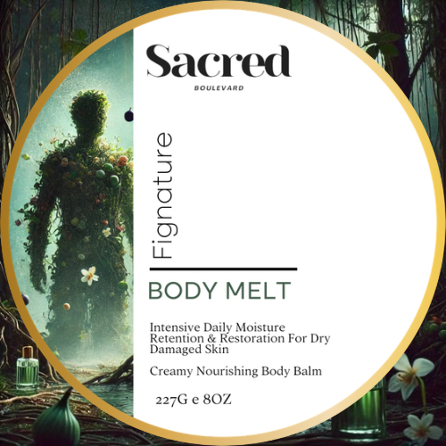 Fignature Body Melt | Rich Smooth Long Lasting Nourishment With An Indulgent Aroma, All Skin Types, Dry Skin, Tighten, Glossy Skin, Body Balm, Body Salve