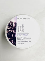Vanilla Orchid Euphoria Body Melt | Rich Smooth Long Lasting Nourishment With An Indulgent Aroma, All Skin Types, Dry Skin, Tighten, Glossy Skin, Body Balm, Body Salve