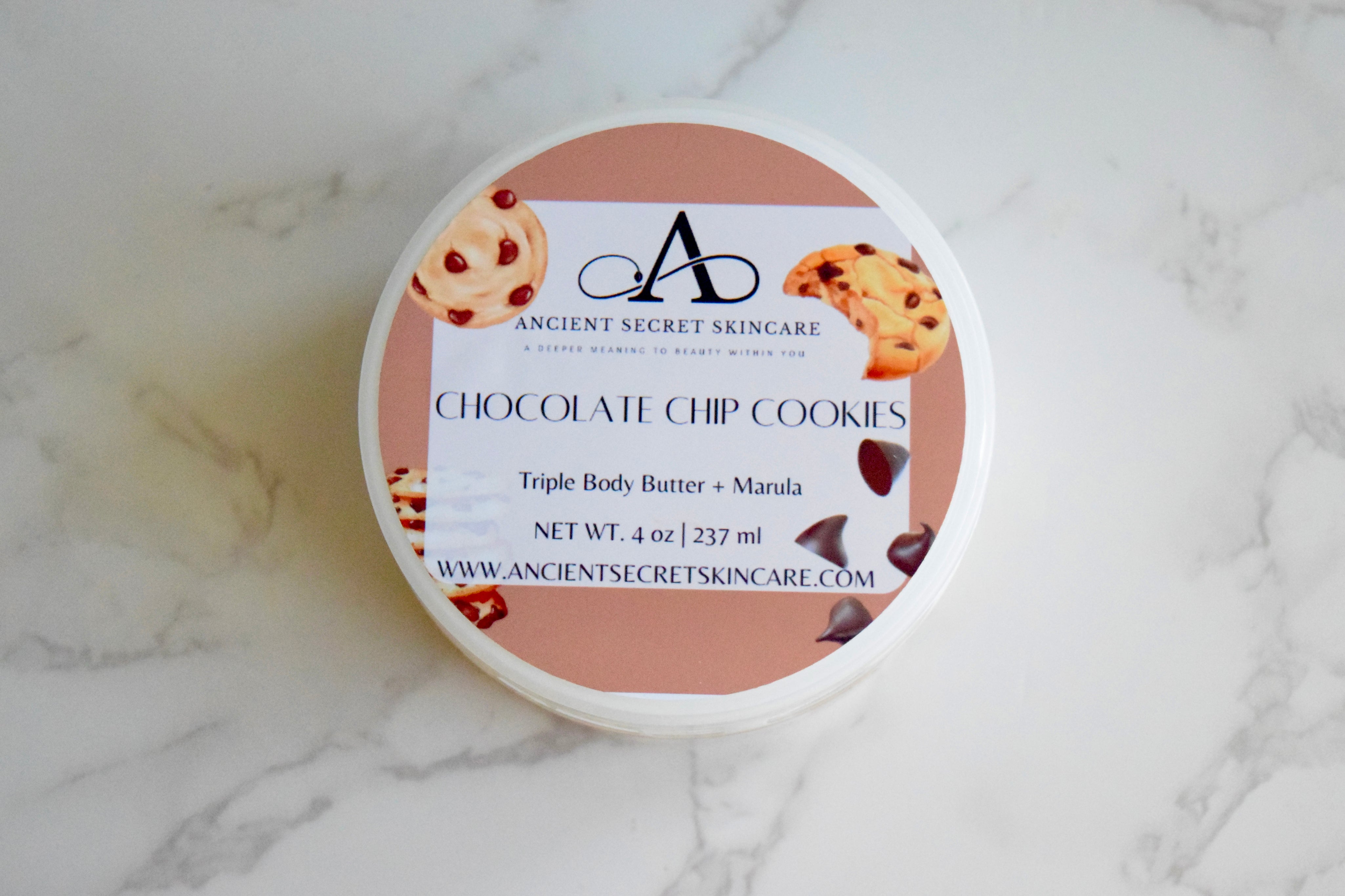 Chocolate Chip Cookies Triple Body Butter + Marula | Body Butter, Long Lasting Nourishment, Dry Skin