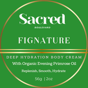 Fignature | Sacred Boulevard Deep Hydration Rich Thick Body Cream - Replenish, Smooth, Rich Nourishment, All Skin Types, Dry Skin, Body Care, Body Lotion - Moisture