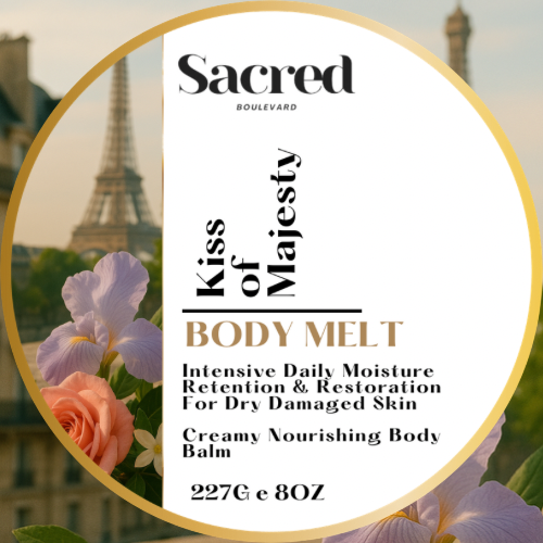 Kiss of Majesty Body Melt | Rich Smooth Long Lasting Nourishment With An Indulgent Aroma, Dry Skin, Tighten, Glossy Skin, Body Balm, Body Salve
