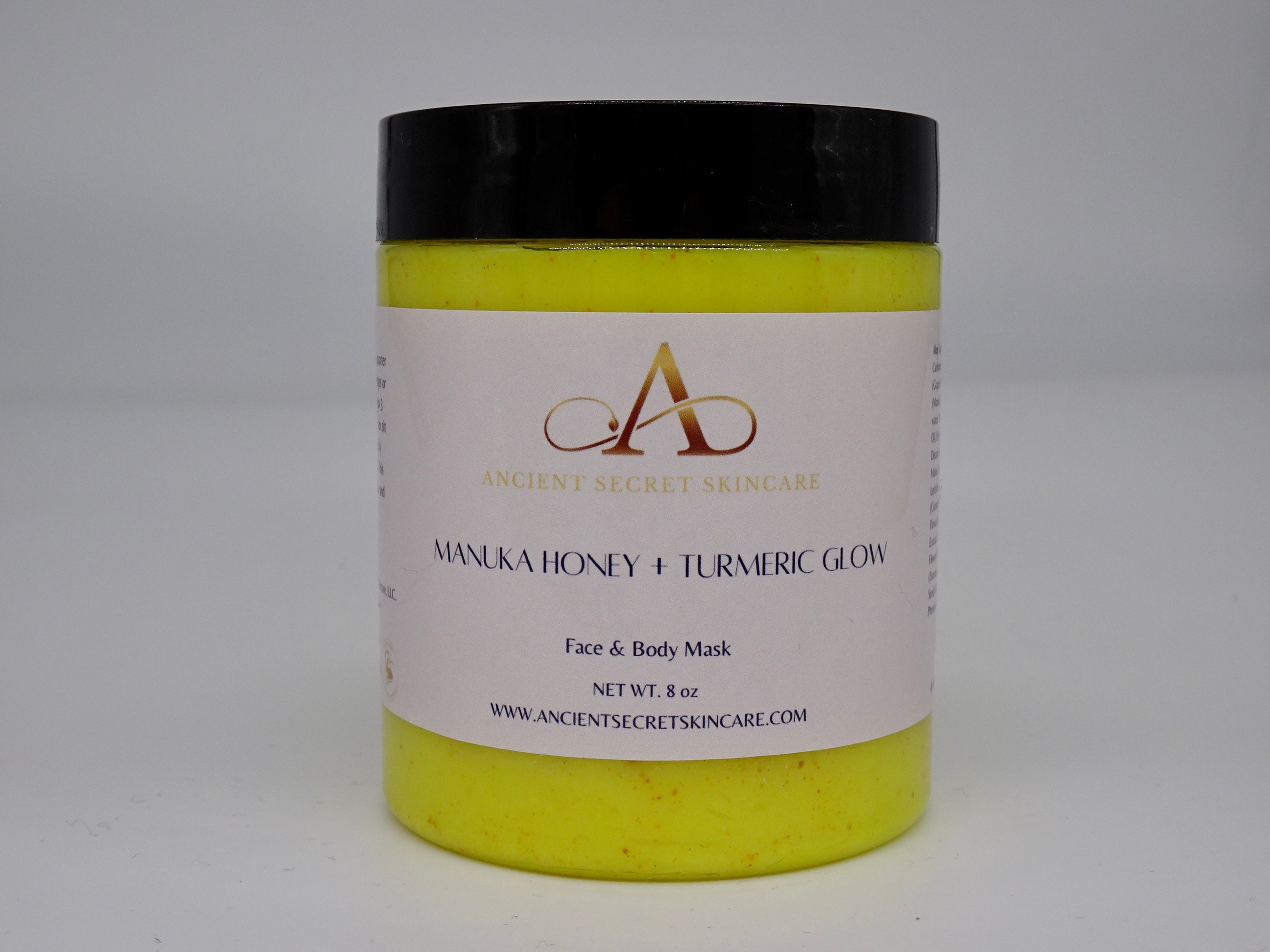 Manuka Honey + Turmeric Glow With Orchid & Apple Stem Cells Face & Body Mask | Fade Dark Marks, Hyperpigmentation, Uneven Skin Tones, Fade Scars, Natural Skin Glow